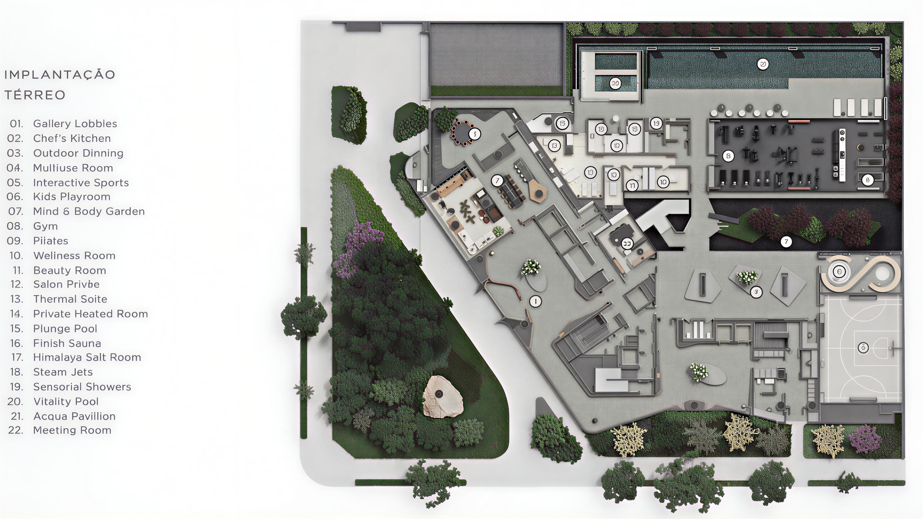 Planta do Condomínio