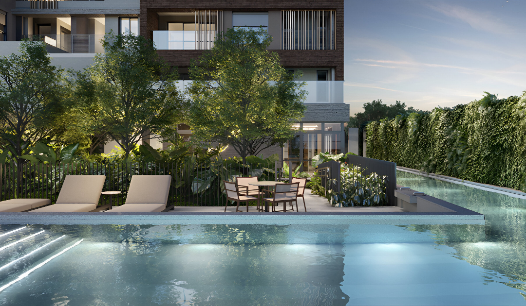 Piscina de raia coberta